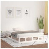  Za krevet bijela 140x190 cm od masivnog drva | shoptok.hr