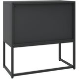  Komoda crna 75 x 35 x 75 cm čelična | shoptok.hr