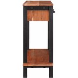  Konzolna stolica s ladicama Smeđa i crna 110 x 30 x 75 cm | shoptok.hr
