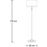 Brilagi Stojeća lampa SAPHIRE 1xE27/15W/230V krem/zlatna/patina | Eponuda.com