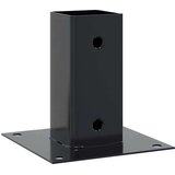 vidaXL Podstavki za stebre Kvadratni 4 kosi Antracit 71x71 mm | Shoptok.si