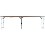 vidaXL Zložljiva miza za kampiranje iz aluminija 240x60 cm | Shoptok.si