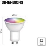  LED žarnica GoSmart MR16 / GU10 / 4,8 W (35 W) / 400 lm / RGB / zatemnilna / Zigbee | Shoptok.si