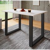 MID.YOU Pisalna Miza Lona, Bela, Črna, 160x80cm | Shoptok.si