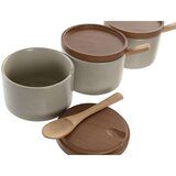 Zdjela za Šećer DKD Home Decor 29 x 10 x 7 cm Bež Smeđa Kaučukovac (7 kom.) | shoptok.hr