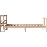  Okvir kreveta s uzglavljem 75x190 cm od borovine | shoptok.hr