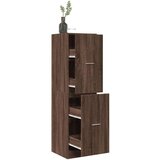vidaXL Ormarić za lijekove boja smeđeg hrasta 40x41x144,5 cm drveni | shoptok.hr