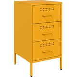 Noćni ormarići 2 kom boje senfa 36x39x68 cm čelični | shoptok.hr