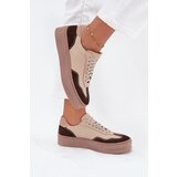 Zazoo Leather Women's Sneakers On Platform | shoptok.hr
