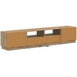  LED TV kabinet HOORN 3 kom. Hrast artisan Konstruirano drvo Siva 100 x 35 x 40 cm | Shoptok.si