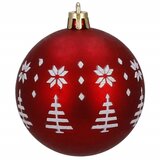  Kuglice za božićno drvce 7 cm 30 kom. crvene | shoptok.hr