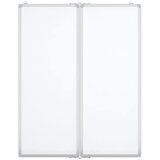  Magnetna bijela ploča sklopiva 80 x 100 x 1,7 cm aluminijska | shoptok.hr