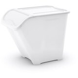 Kis Bijela plastična kutija za pohranu s poklopcem 55x39x46 cm All In Box – | shoptok.hr