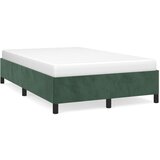 Furnova Posteljni okvir brez vzmetnico temno zelena 120x190 cm žamet, (21936971) | Shoptok.si