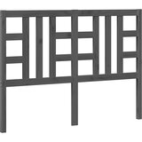  Uzglavlje za krevet sivo 141 x 4 x 100 cm od masivne borovine | Eponuda.ba