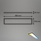 BRILO plafonjera led 36 w cct crni kv | shoptok.hr