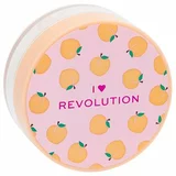 Revolution I Heart Loose Baking Powder puder za matiranje in fiksiranje pudra 22 g odtenek Peach
