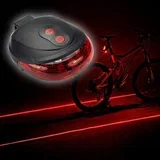 Luč za kolo led zadnja – 5x led + 2x laser, (20478472)