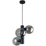  Luster na sajli TUBE 3xE27/60W/230V crna/zadimljena crna | Eponuda.com
