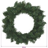  Božićni vijenac Zelena Ø 50 cm PVC | shoptok.hr