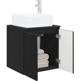  Umivaonik s policom Crna 53 x 35 x 63 cm Konstruirano drvo | shoptok.hr