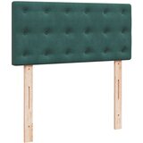 Box spring krevet s madracem tamnozeleni 90x190 cm baršunasti | shoptok.hr