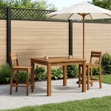  Stolić za kavu Prirodna 60 x 60,5 x 36 cm Čvrsto drvo akacije | shoptok.hr