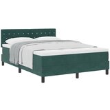 vidaXL Box Spring Krevet s Madracem Tamnozelena 160x200 cm Baršun Cijene