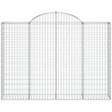  Lučne gabionske košare 10kom 200x30x140/160cm pocinčano željezo | Eponuda.ba