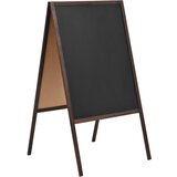 vidaXL Dvostrana samostojeća ploča od cedrovine 60 x 80 cm | shoptok.hr