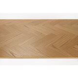 White Label Jedilna miza v hrastovem dekorju 90x180 cm Fabio – | Shoptok.si