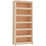 Maison Chic Knjižna omara - Knjižni regal 80x35x183 cm trdna borovina, (21723470) Cene