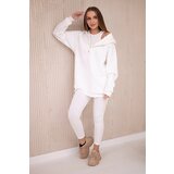 Kesi 3-in-1 sweatshirt, top and leggings set ecru | shoptok.hr