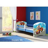 ACMA dečiji krevet II 180x80 + dušek 6 cm BLUE3