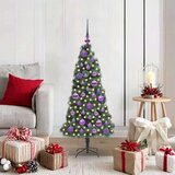vidaXL Umjetna predosvetljena božična jelka s kompletom žogic 120 cm | Shoptok.si
