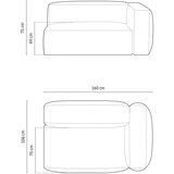 Micadoni Bež modularna sjedeća garnitura (s desnim kutom) Martina – Home | shoptok.hr