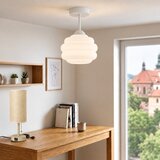 Brilagi LED Plafonski luster RETRO GLASS 1xE27/60W/230V Ø 20 cm bela | Eponuda.com
