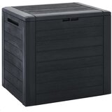 vidaXL Vrtna škatla za shranjevanje antracitna 58,5x46x55 cm PP Cene