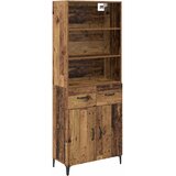  Highboard Staro drvo 69,5 x 34 x 180 cm Konstruirano drvo | shoptok.hr