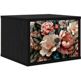  Wall-mounted noćni ormarić BORNE Crni hrast 36 x 33 x 25 cm | shoptok.hr