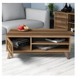 Hanah home ayla - Walnut Walnut Living Room Furniture Set | ePonuda.com
