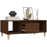  Stolić za kavu smeđi hrast 90x50x36,5 cm konstruirano drvo | Shoptok.si