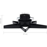  Stalak za božićno drvce crni 47 x 47 x 13,5 cm | Eponuda.com