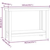  Radni stol 110x50x80 cm od masivne borovine | shoptok.hr