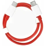 Warp kabel s USB-C na USB-C, crven, 1.0 m