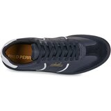 Fred Perry Nizke superge B4 EMBOSSED LEATHER - SUEDE Modra | Shoptok.si