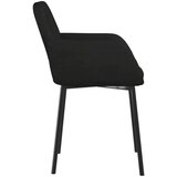  Jedilni stoli 2 kosa črn žamet, (20700960) | Shoptok.si
