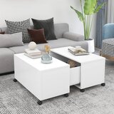  Stolić za kavu bijeli 75 x 75 x 38 cm od iverice | shoptok.hr