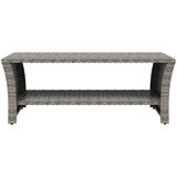  Stolić za kavu sivi 100 x 50 x 40 cm od poliratana | Eponuda.com