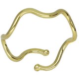  Ženski victoria cruz amber curved gold prsten ( a3914-da ) Cene